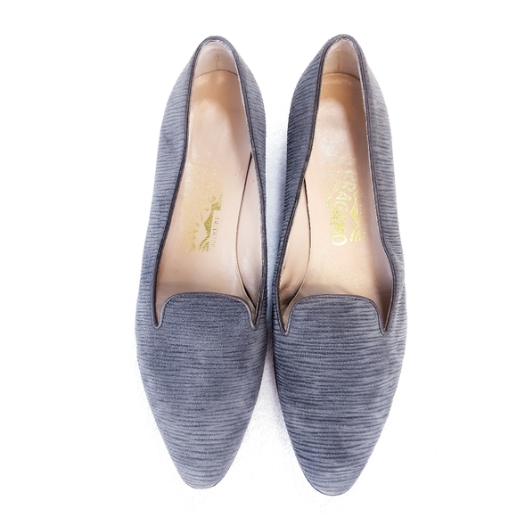 SALVATORE FERRAGAMO SUEDE SHOES - Picture 9 of 16